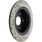 Centric Parts Sport Cross Drilled Brake Rotor, 128.40068R 128.40068R - alternate 3